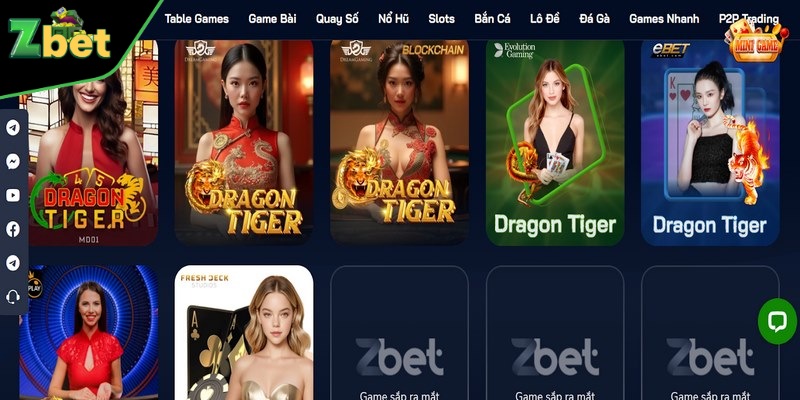 Rồng hổ trò chơi giải trí hấp dẫn dành cho bạn 