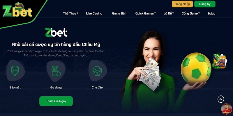 Truy cập vào ZBET để thực hiện các bước đăng nhập