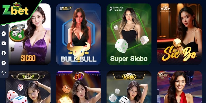 Một số biến thể của game sicbo online phổ biến