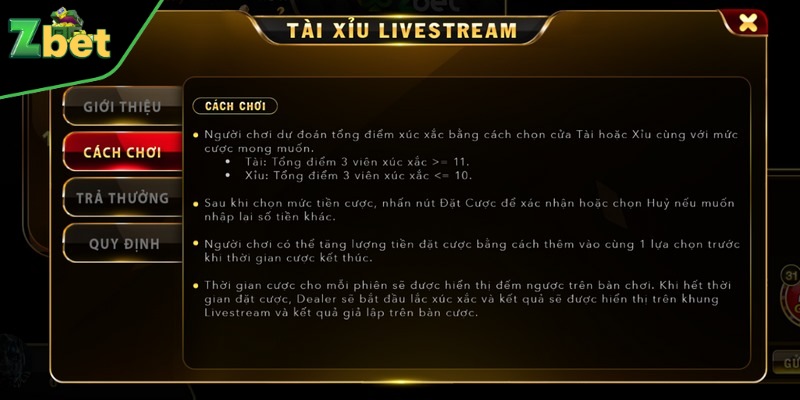 Luật chơi game tài xỉu mà anh em không nên bỏ qua 