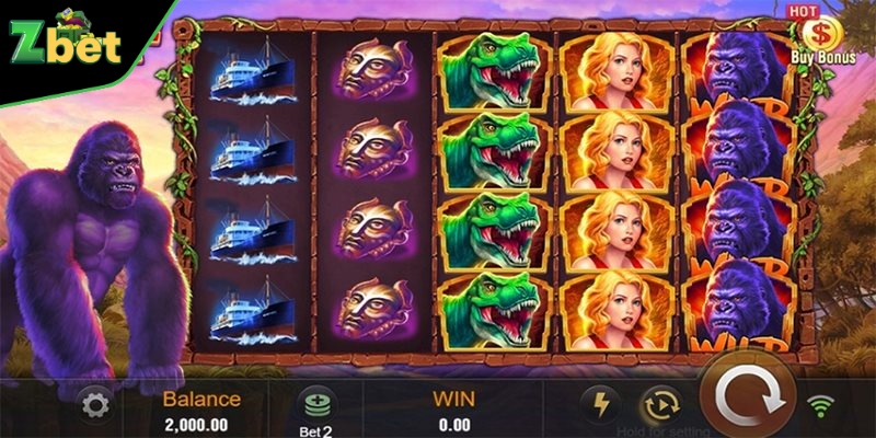 Game nổ hũ Jungle King hấp dẫn với thiết kế hoang dã